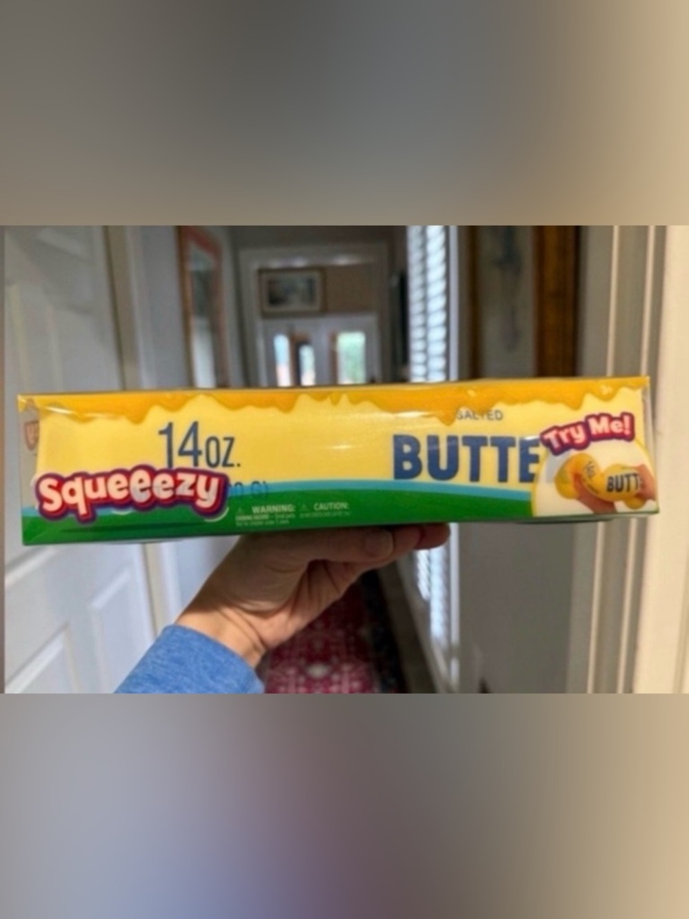 Squeeezy 14 oz Butter Squeezable Tube - Yellow
